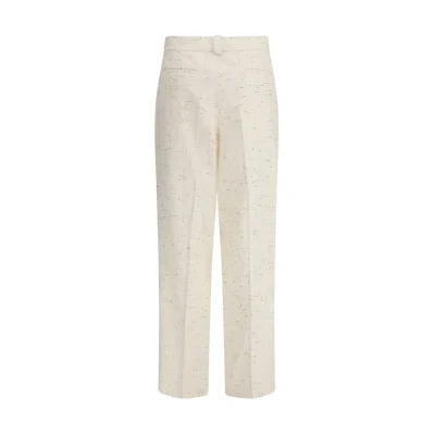 Buttoned fabric Pants