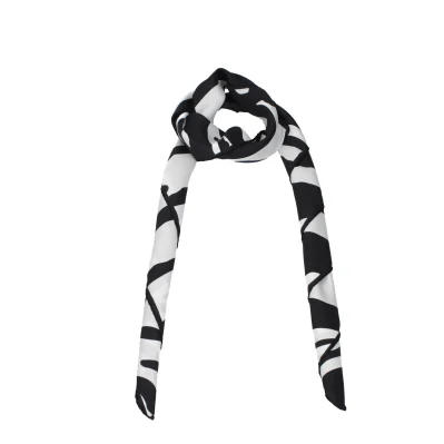 Black Silk Foulards