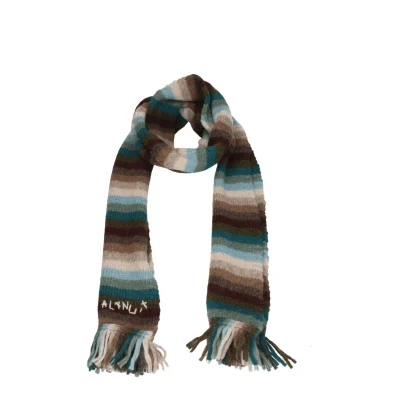 Beige Leather Scarves
