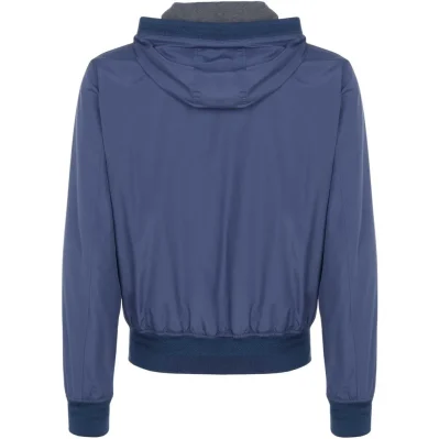 Blue Polyester Jacket
