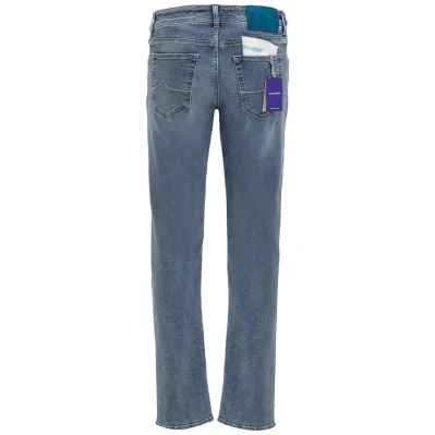 Blue Cotton Jeans & Pant