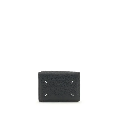 Wallet with white stitch