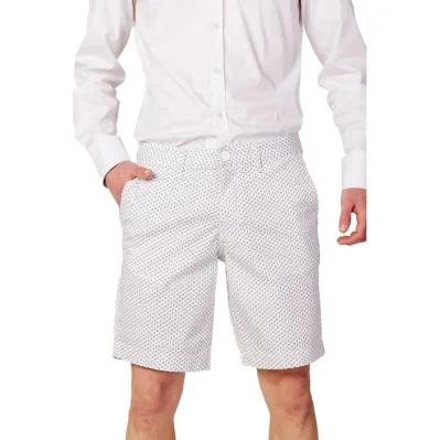 White Cotton Bermuda