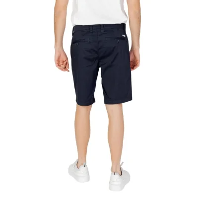 Blue Cotton Bermuda