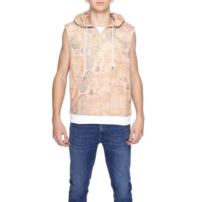 Beige Polyester Hoody
