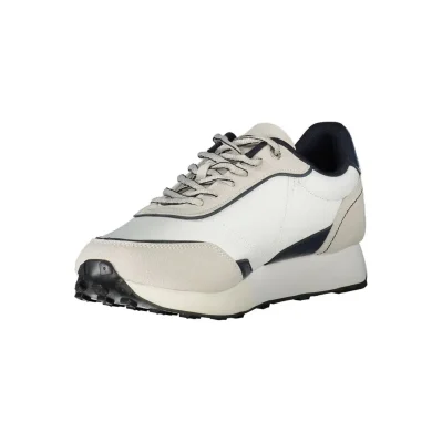 White Polyester Sneaker