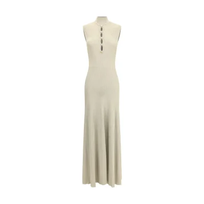 Lurex knit long Dress