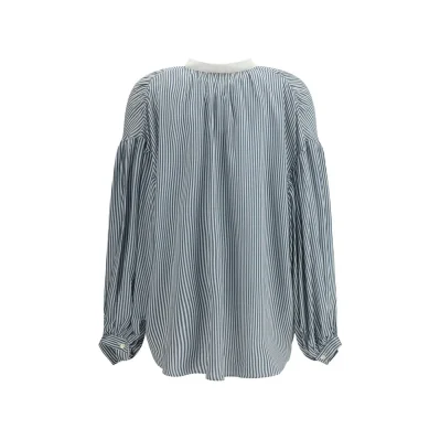 Striped Shirt with wide sleeves