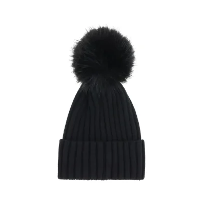 Wool pom pon Hat
