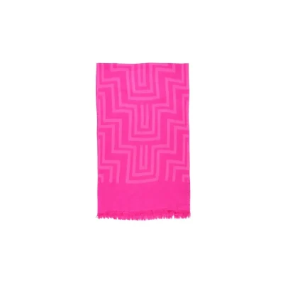 Pink Marabou Scarf