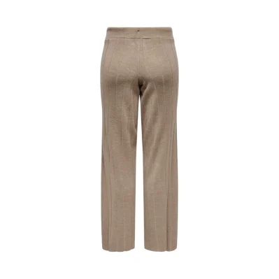 Beige Marabou Pant