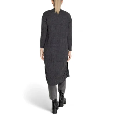 Gray Marabou Cardigan