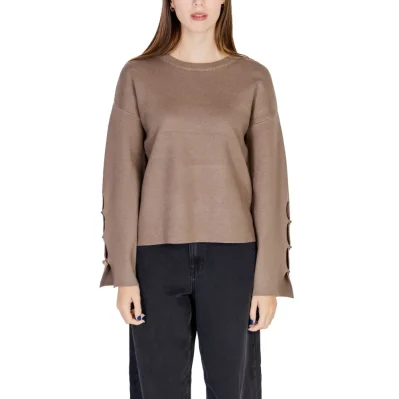 Brown Viscose Sportswear