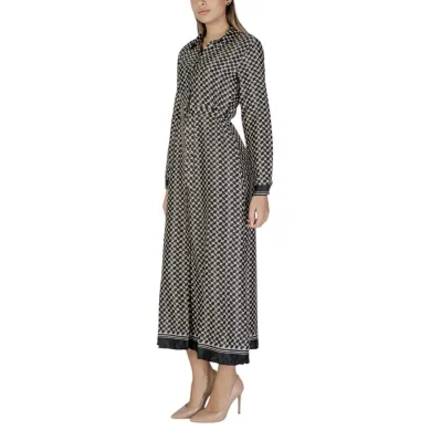 Black Recycled Polyester Long
