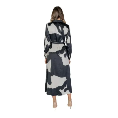 Black Recycled Polyester Long