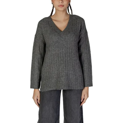 Gray Marabou Sweater