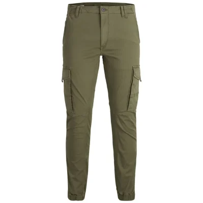 Green Cotton Skinny Pant