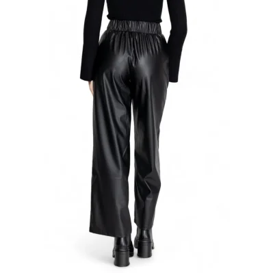 Black Polyester Pant