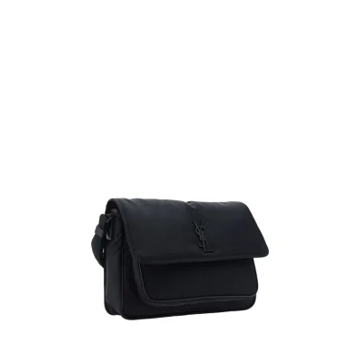 Black Polyamide Shoulder Bag