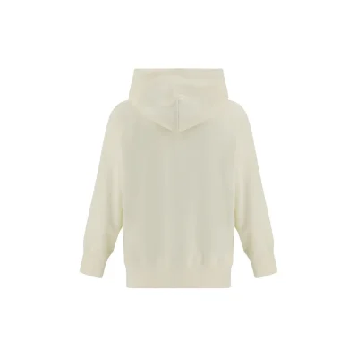 Hoodie with double zipper