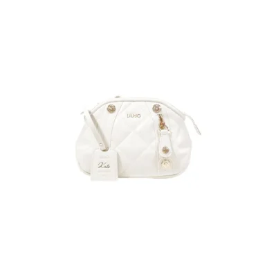 Cream Polyethylene Handbag