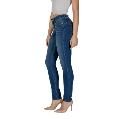 Blue Cotton Slim Fit Jean