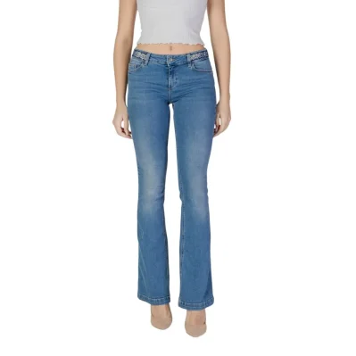 Light Blue Cotton Bootcut Jean