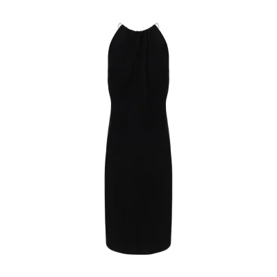 Midi Dress with halter neckline