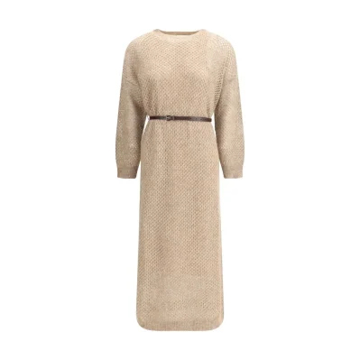 Perforated long Dress