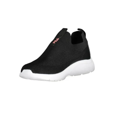 Black Synthetic Women Sneaker