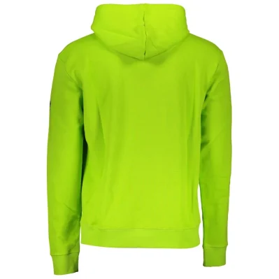 Green Cotton Men Sweater