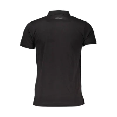 Black Cotton Polo Shirt