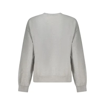 Gray Cotton Women Sweater