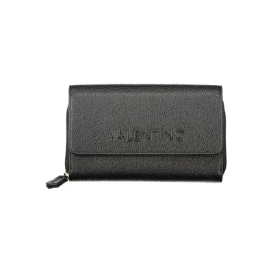 Black Polyethylene Women Wallet Convertible Shoulder Bag