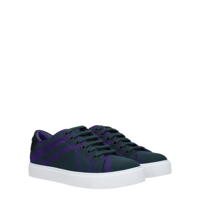 Green Fabric Sneakers