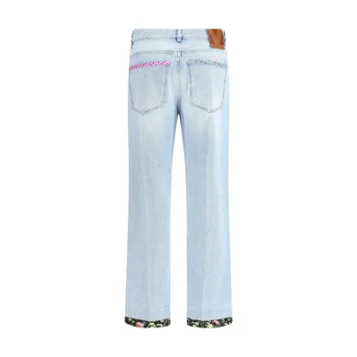 Floral edge Jeans