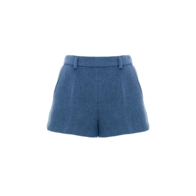 Blue Wool Short