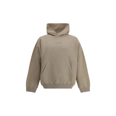Beige Cotton Sweatshirt