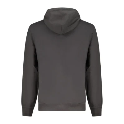 Black Cotton Men Sweater