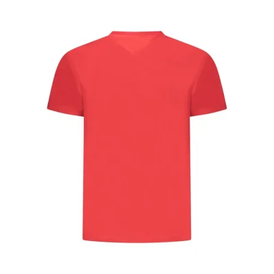 Red Cotton Men T-Shirt