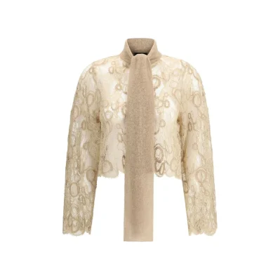 Lace cropped Shirt