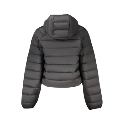 Black Nylon Women Jacket