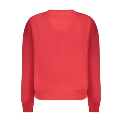 Red Cotton Women Sweater