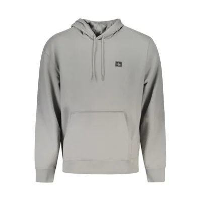 Gray Recycled Polyester Men Sweater