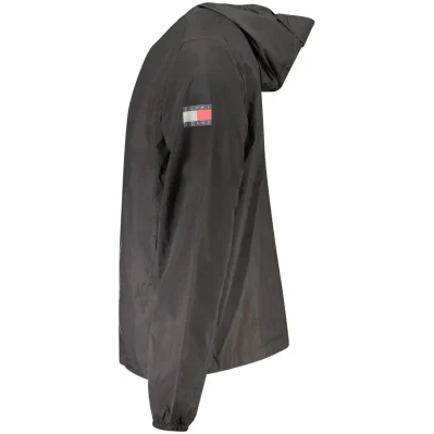 Black Polyamide Men's Jacket