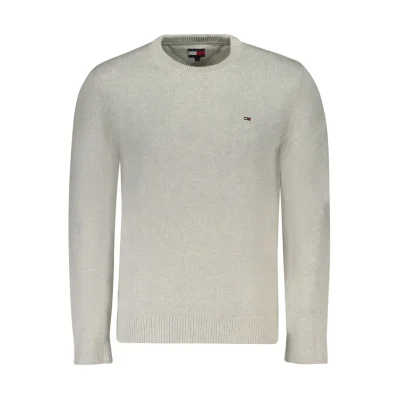 Gray Cotton Men Sweater