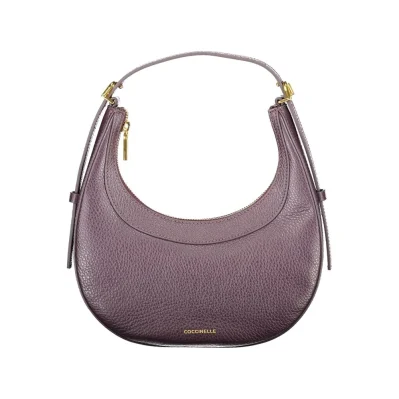 Purple Leather Women Handbag