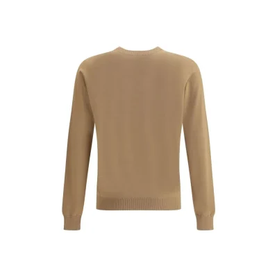 Beige Fleece Wool Sweatshirt