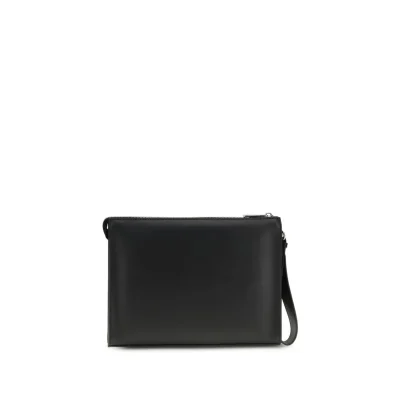 Leather FF canvas Pouch