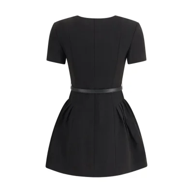 Crepe short sleeve Dress